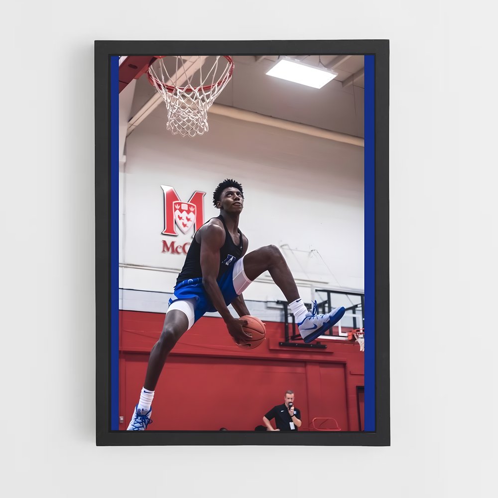 Poster Dunk de Rj Barrett – affiche Basketball (vue 2)